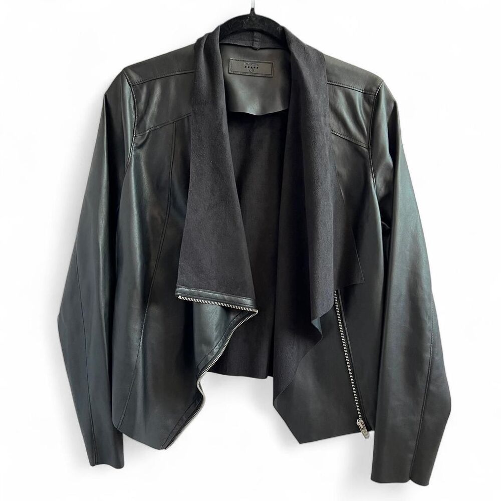 BLANKNYC Drape Black Moto Jacket Medium